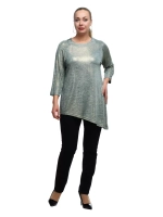 Блузка нарядная блестящая