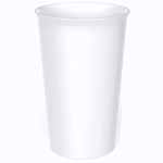 Стакан для ванной комнаты "scandi" 80х80х122 мм, 0,4л (белый)