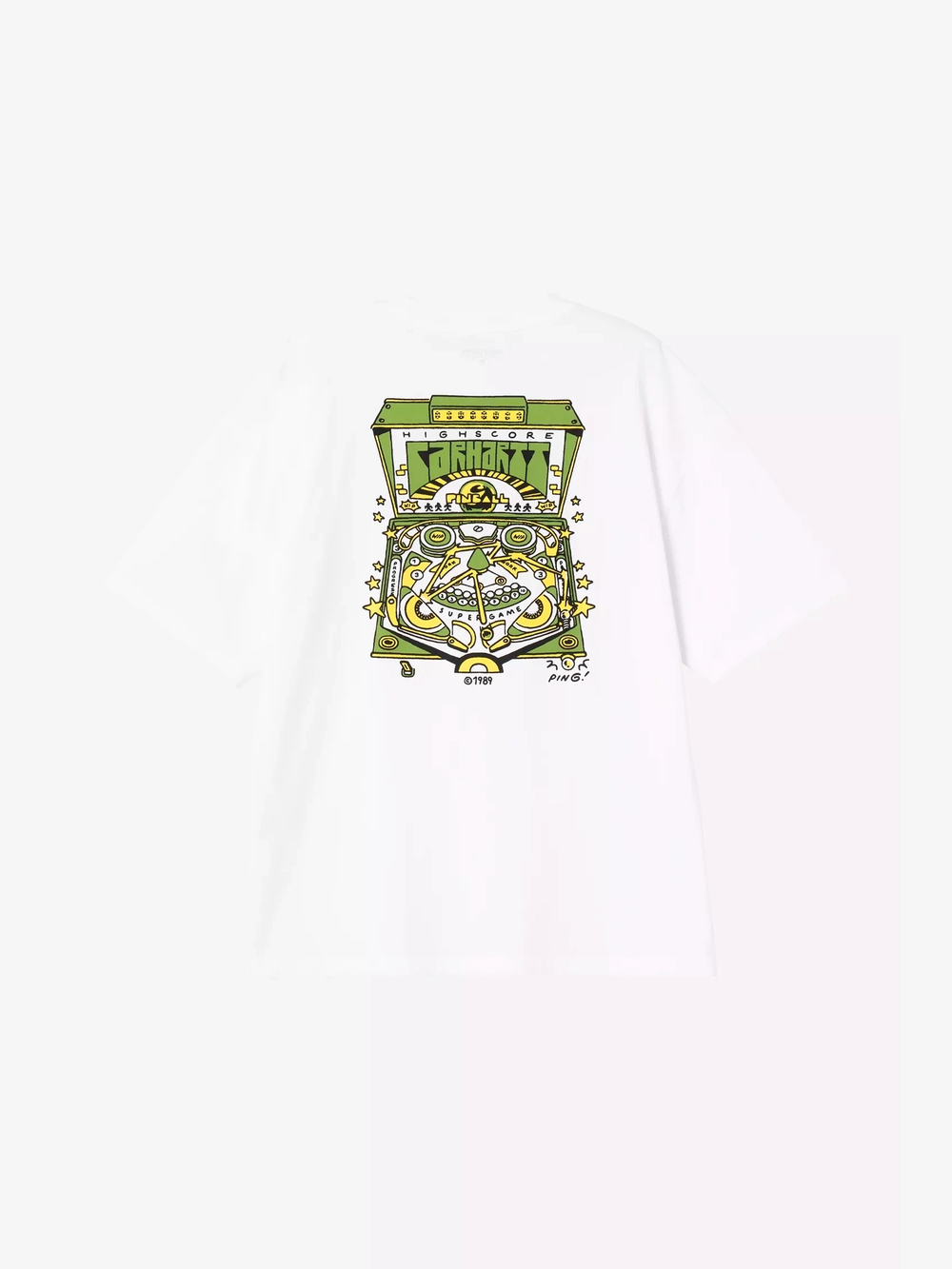 Футболка Carhartt WIP Pinball White