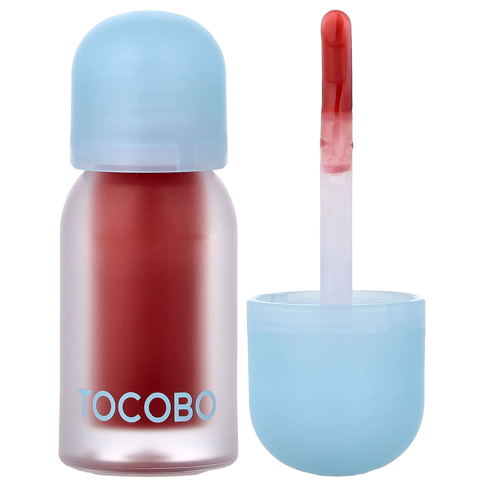 Tocobo, масло для губ, сочные ягоды, для увеличения объема губ, оттенок 18 Cozy Pink, 4 г (0,14 унции)