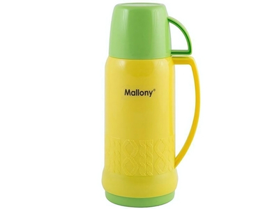 Термос 0,45л стеклянная колба в пластиковом корпусе "Fiala", тм Mallony