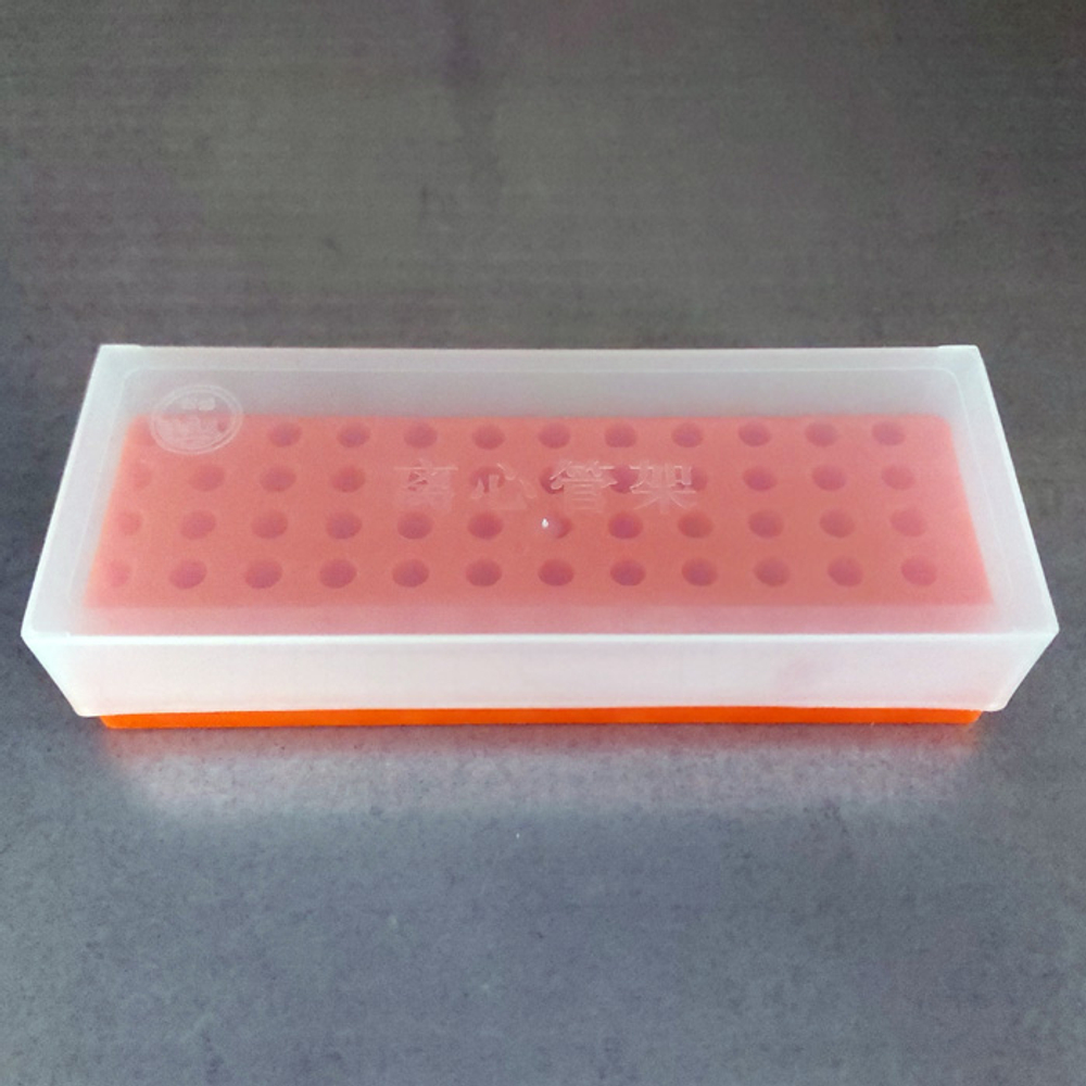 Штатив на 60 гнезд д/микропробирок "Эппендорф" 0.5, 1.5, 2.0 мл, двухсторонний, (12005305), шт.