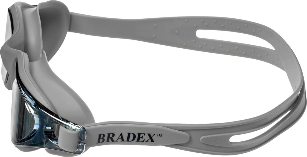 Очки для плавания, серия "Комфорт", серые, цвет линзы - серый