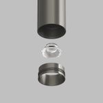 DK5742-DN Светильник для трека SHINE SPOT со светодиодом, D35*H100, 48V DC, 8W*2 , RA?90, 3000K, IP20, темный никель, алюминий