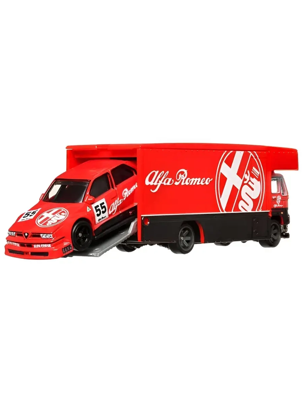 Набор Хот Вилс Премиум Alfa Romeo и Fleet Flyer FLF56 HKF42