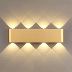 3893/8WL HIGHTECH ODL20 363 золотистый/металл Настенный светильник LED 3000K 8W 220V MAGNUM