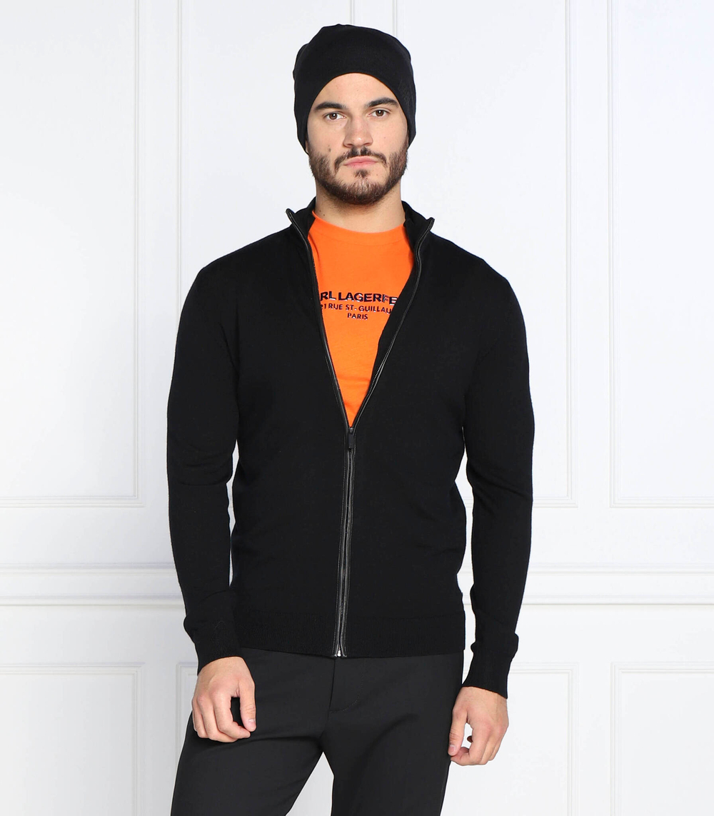 Хлопковый свитер Karl Lagerfeld - черный(655010 524399)