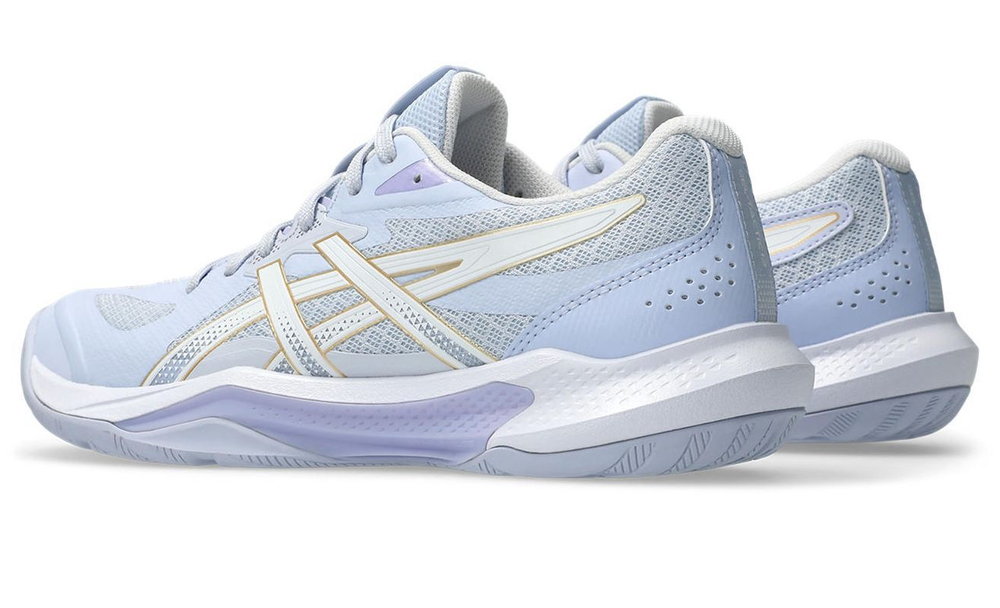 Женские кроссовки для бадминтона/сквоша Asics Gel-Tactic 13 - blue fade/white
