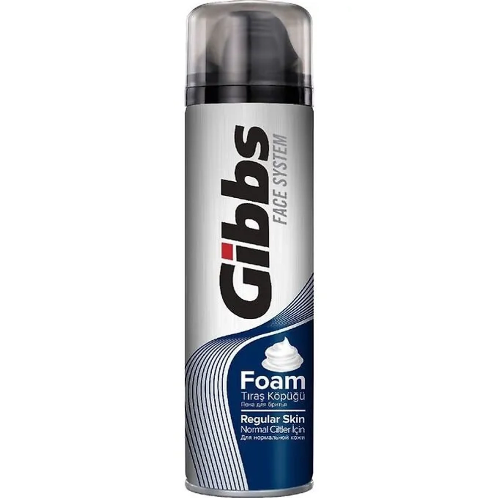 GIBBS Пена для бритья, 200мл., REGULAR (для норм. кожи)
