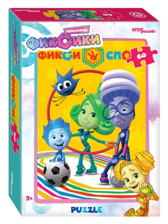 Пазл Фиксики, 60 элементов