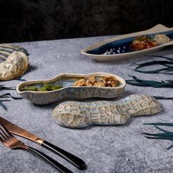 Блюдо для подачи 22,7*6,5 см h7,5/4,2 см 195 мл Groundnut Northern Blue Frutti di Mare P.L. [1]