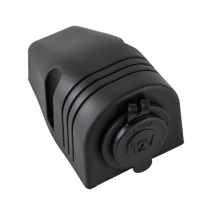 Разъем прикуривателя для крепления на приборной панели, чёрный