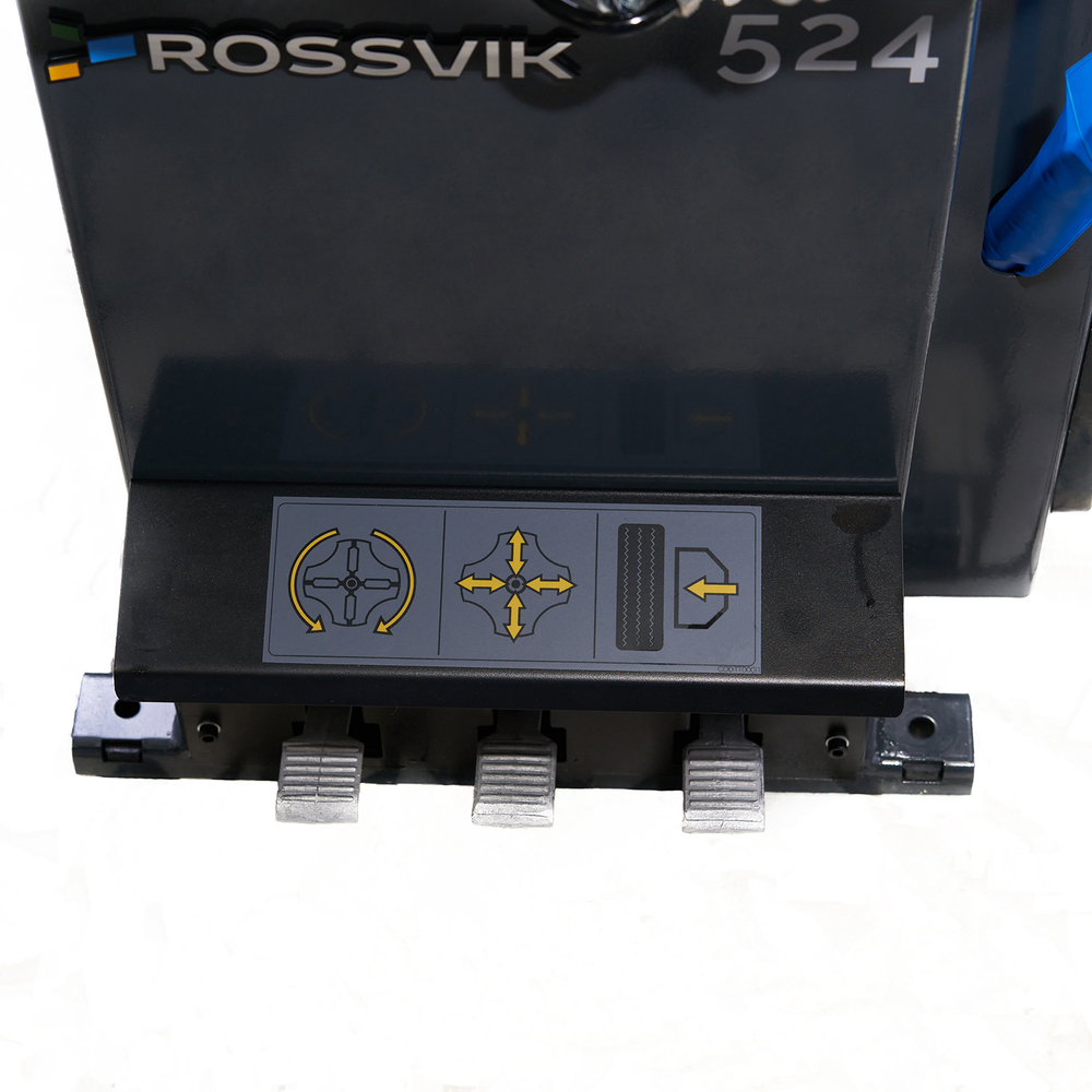 Станок шиномонтажный ROSSVIK V-524, п/авт., до 24", 380 В, серый