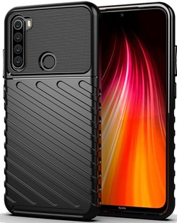 Ударопрочный чехол на Xiaomi Redmi Note 8T цвет черный, серия Onyx от Caseport