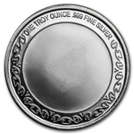 1 Унция Серебро  Round - Religious Cross