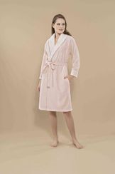 ANTOINETTE пудра махровый женский халат Tivolyo Home (Турция)