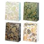 Подарочный пакет Basir, серия "Шишки",  26*32*12 см, ассорти