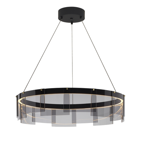 Люстра D8825P/L black/smoky