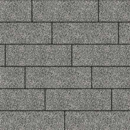 Тротуарная плитка ПРЯМОУГОЛЬНИК 750х250 мм - Гранит+ Серый с черным