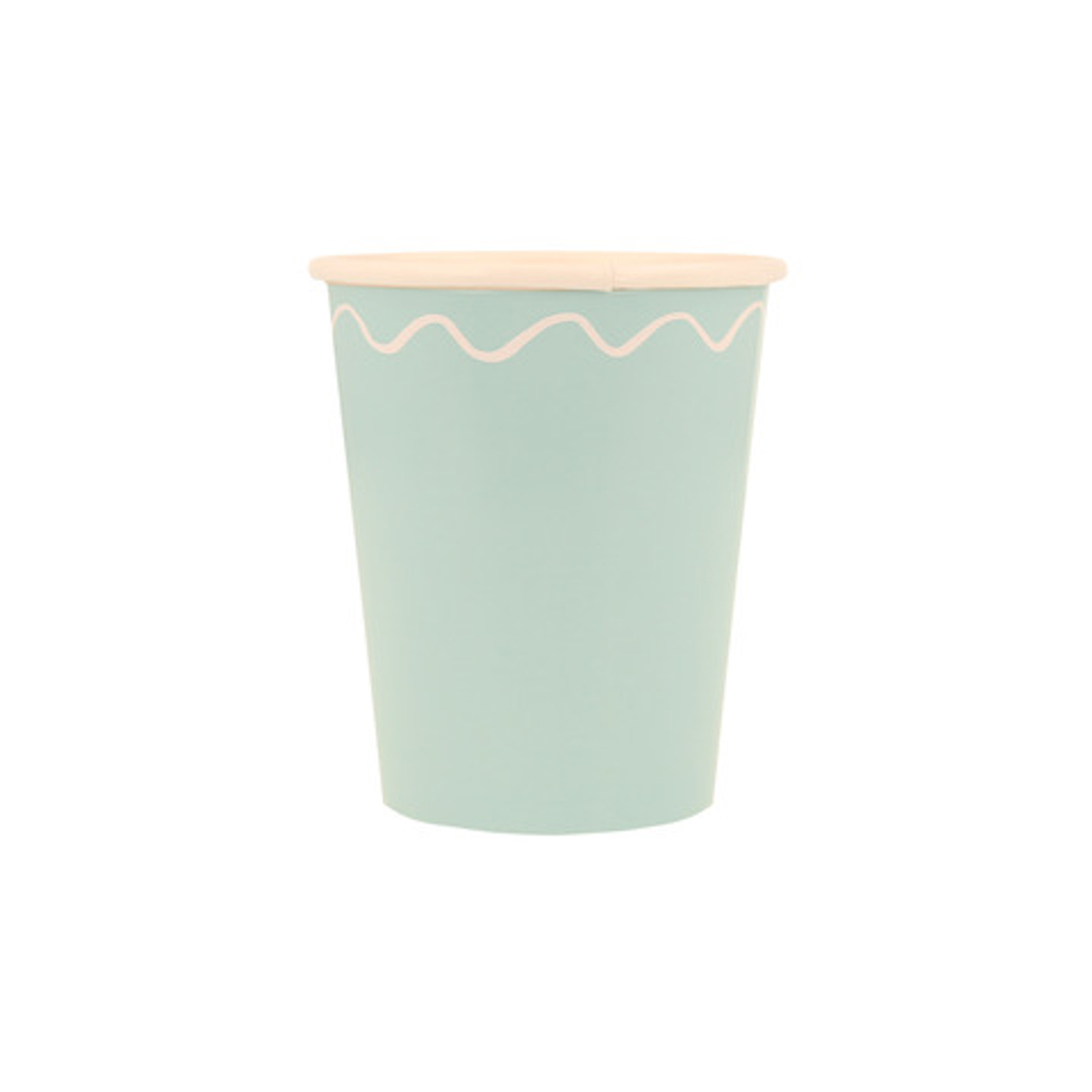 Стаканы цветные "Волнистые линии" 8шт. (2024)