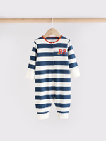 Комбинезон / Cлип для малышей Next N26-368, 3 шт., Синий, Серый