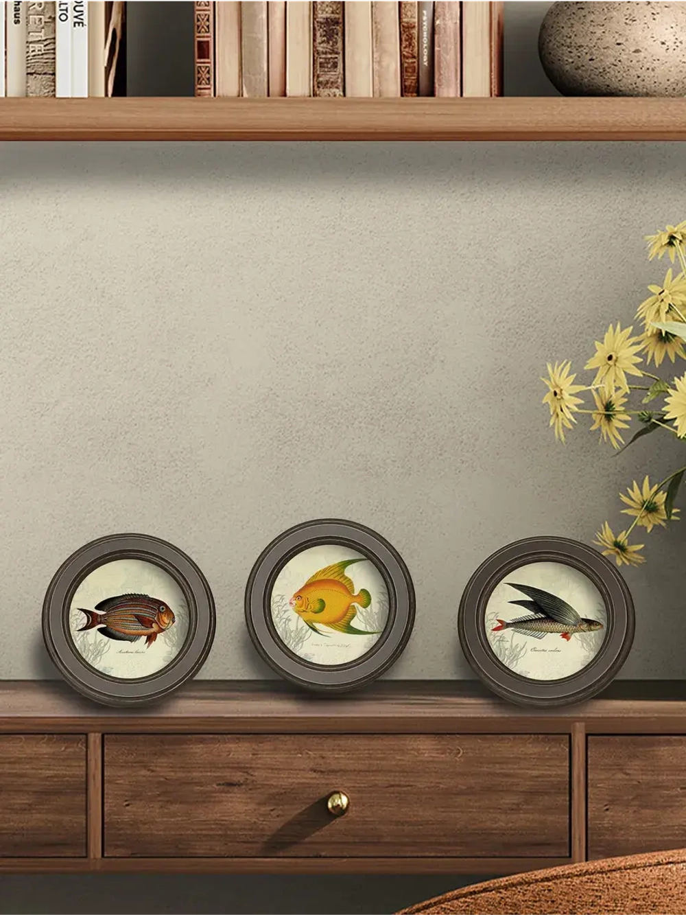 Картины на стену интерьерная на холсте 3 шт 17.5 см