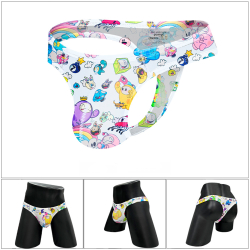 Мужские трусы стринги белые PUMP! MP2993-1