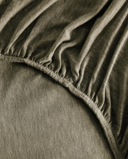 Zara Home - Простыня из модального трикотажа (140 г/м2), высота 30 см, зеленый, 180х200х30 см