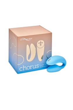 Сенсорный вибромассажер для пар We-Vibe Chorus Aqua