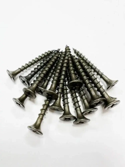 Саморезы по дереву 3.5х35 мм, черные фосфатированные, 1кг