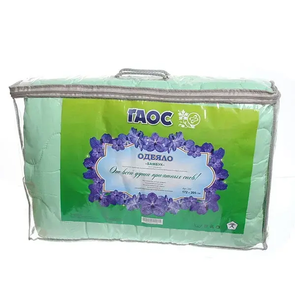 Одеяло 172*205см ГАОС бамбук в сумке 222