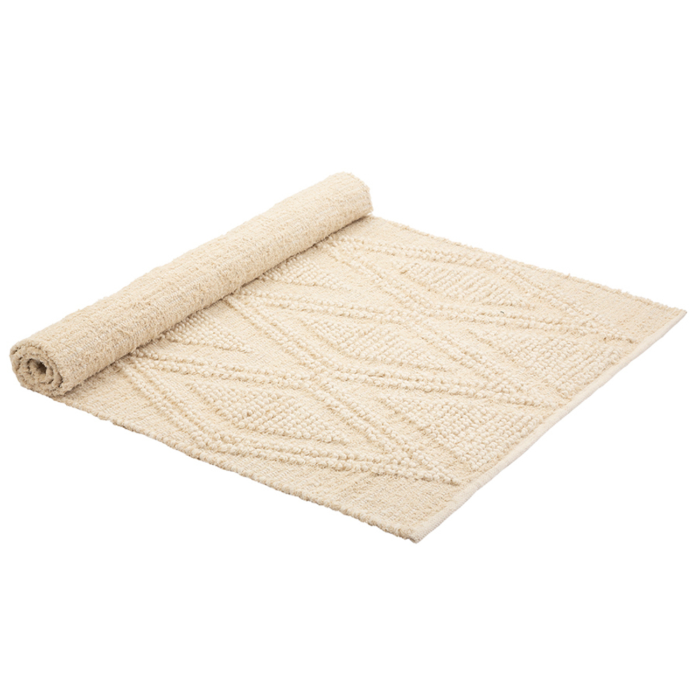 Ковер из шерсти и переработанного хлопка shillong из коллекции ethnic