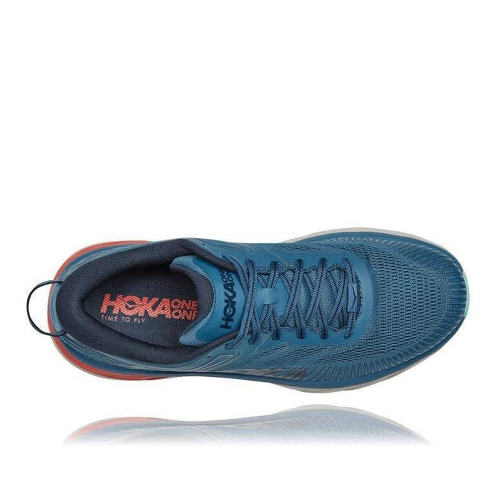 Кроссовки мужские HOKA M BONDI 7 Real Teal / Outer Space