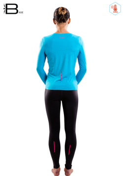 ЛОНГСЛИВ УТЕПЛЕННЫЙ ЖЕНСКИЙ TSHIRT LS | SKYBLUE