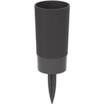 Ваза под срезку Версаль Д100мм, В200мм (с колышком)(графит)