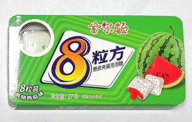 Жевательная резинка 8 АРБУЗ  в блистере 27гр