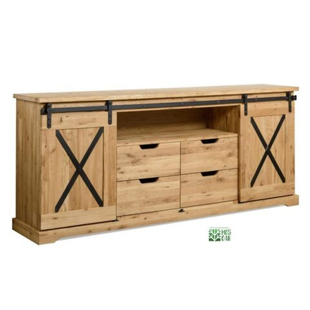 Тумба-комод из массива дуба Берген-4