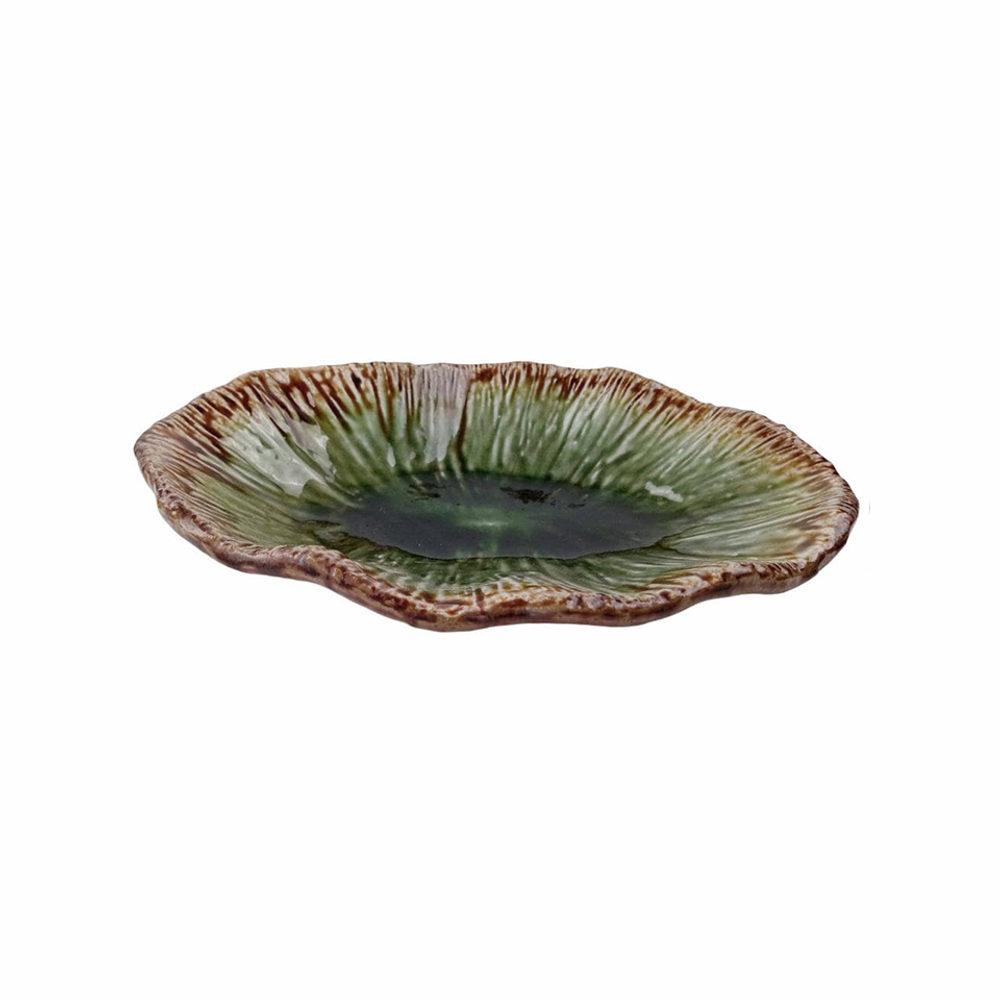 Тарелка для закусок 28х19см Roomers Tableware Dark green 284005-1