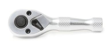 Трещотка реверсивная короткая с накаткой 1/4''(L-90мм 72зуб) RockForce##Rock FORCE RF-802226