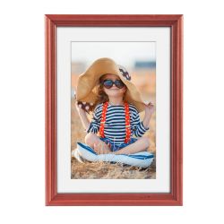 Фоторамка Image Art С20 30х40 деревянная из сосны, цвет красное дерево, вставка-прозрачный пластик