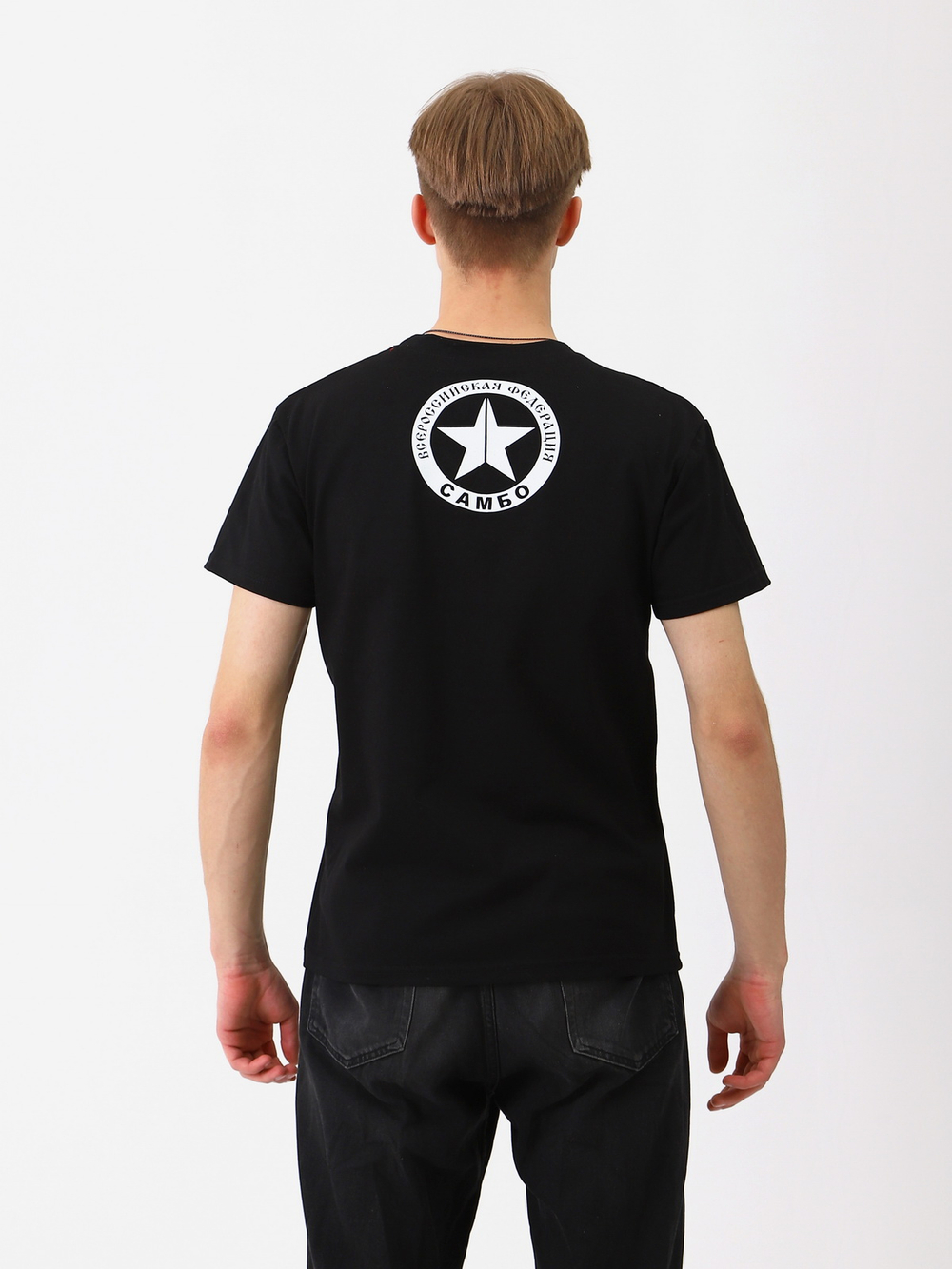 Футболка для САМБО черная мод.7