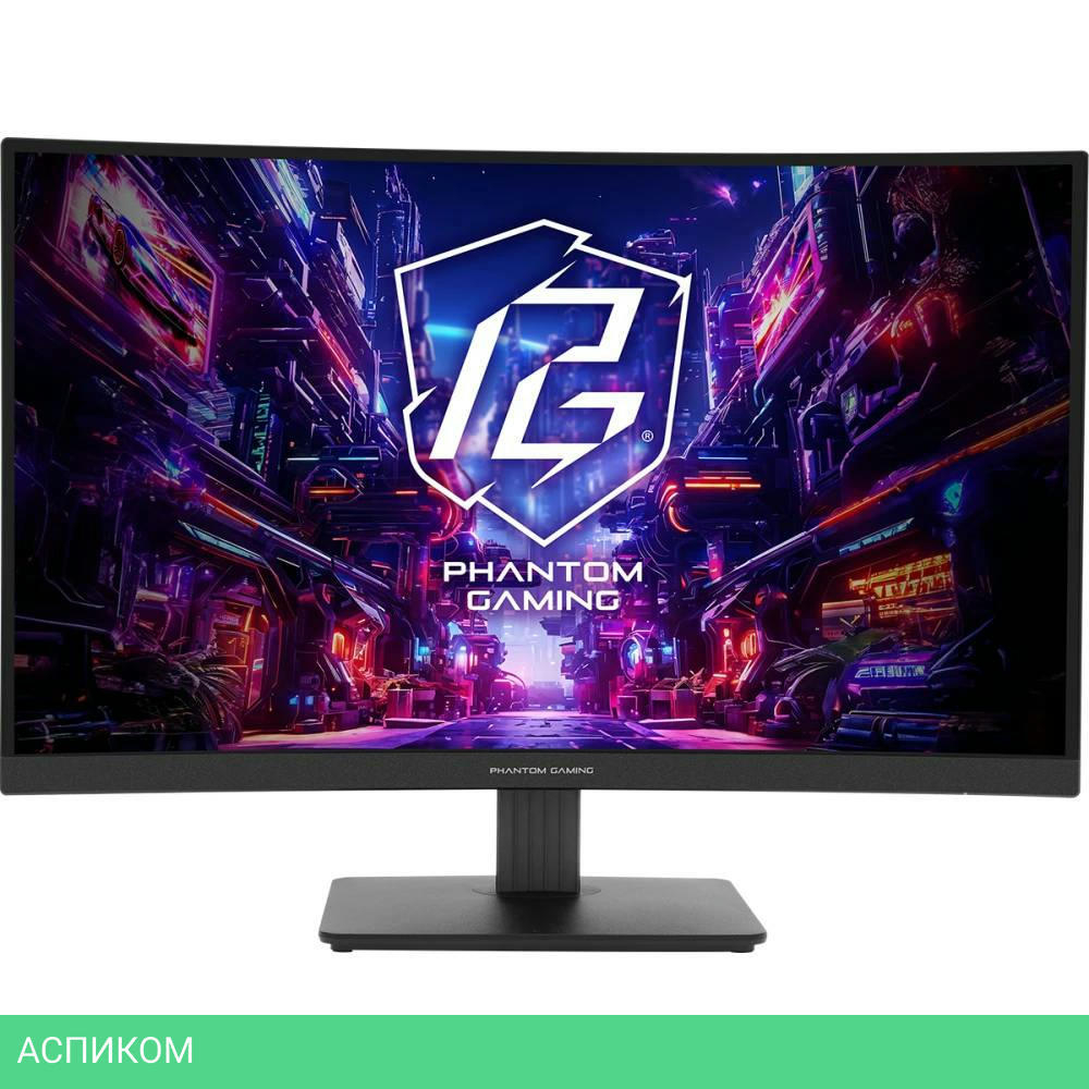 Монитор ASRock Phantom Gaming PG27QRT1B Black