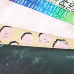 Упаковочная бумага, Крафт (0,7*1 м) Круги Люкс, Розовый, 1 шт.