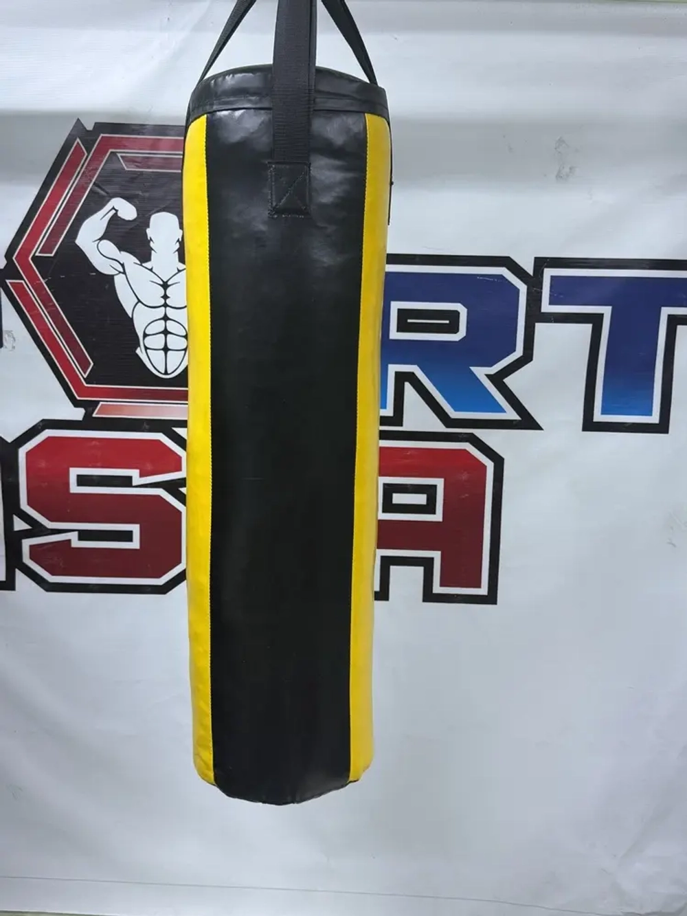 Лёгкая безопасная груша для детей и подростков, цвет чёрно-жёлтый