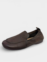 Мягкие лоферы из натуральной кожи