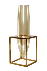 Ваза на золотом подстолье высокая