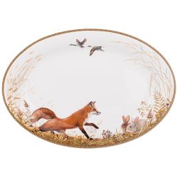 БЛЮДО ОВАЛЬНОЕ LEFARD "ОХОТА" 32*22 СМ (КОР=24ШТ.)