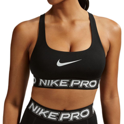 ТОП теннисный Nike Pro Light Support Non-Padded Sports - black/white/metallic silver