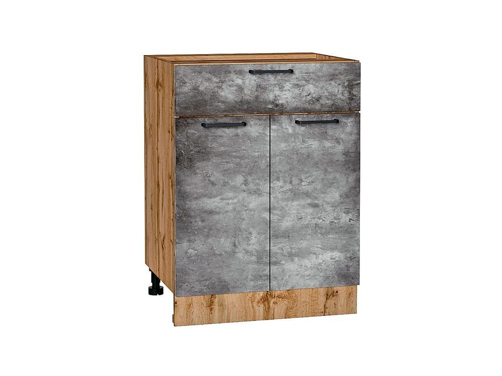 Шкаф нижний с 2-мя дверцами и ящиком Флэт