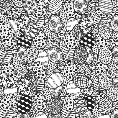 пасхальный паттерн с яйцами